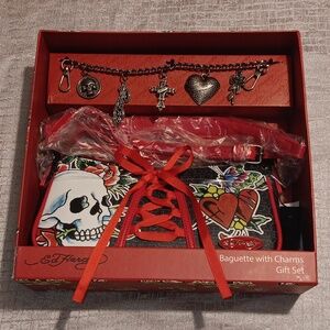 Ed Hardy Baquette With Charms Gift Set